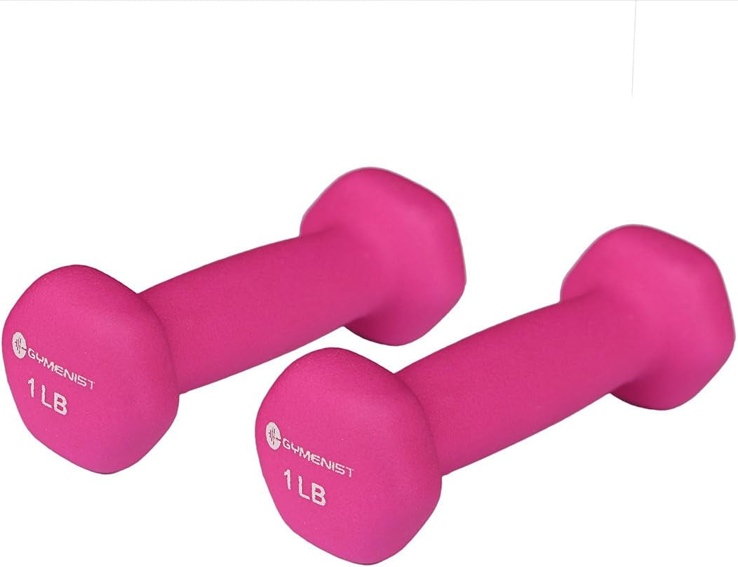 Pair of Dumbbells Set of 2 Soft Non Slip Grip Dumbbells Pair Covered with Neoprene